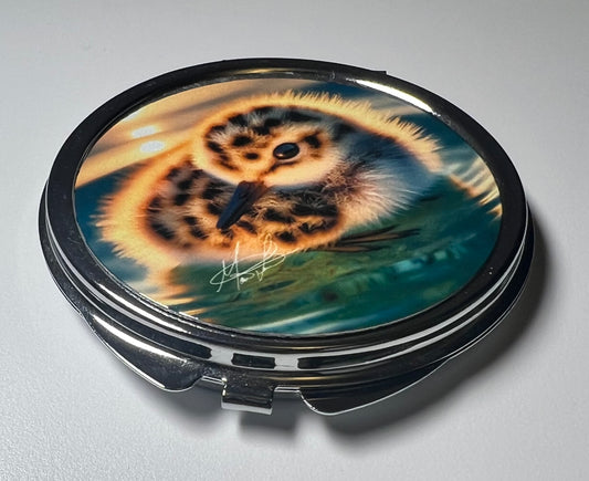 Baby Sandpiper Compact Mirror