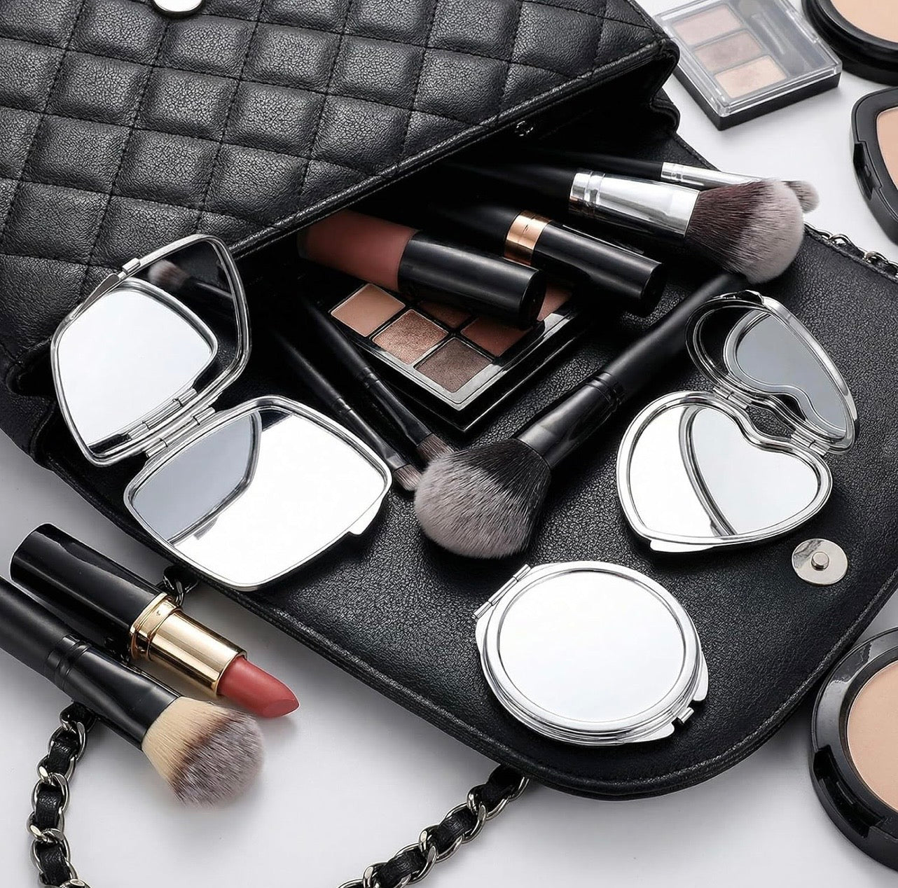 Pelican Love Compact Mirror