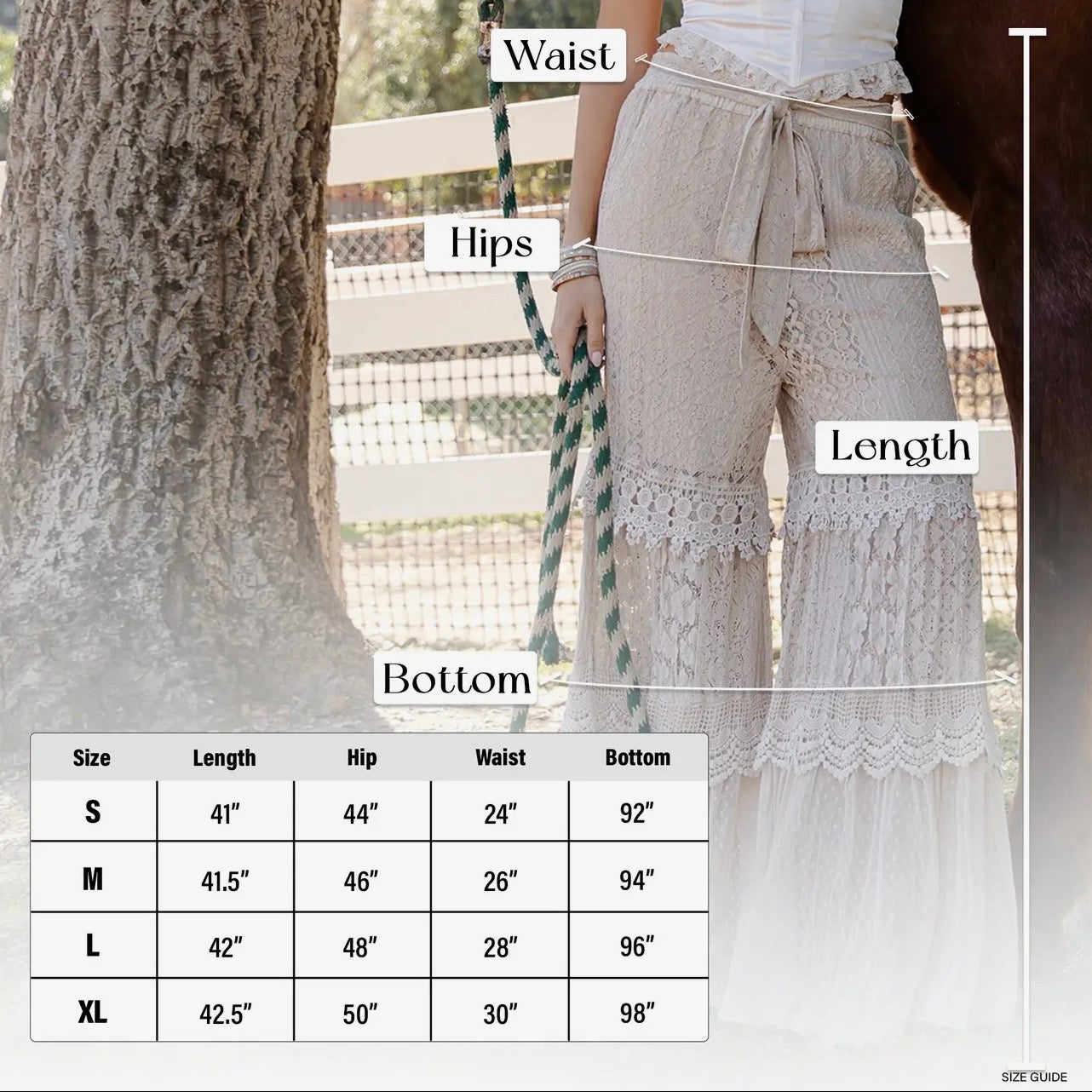 Oasis Cloud Lace Drift Pants