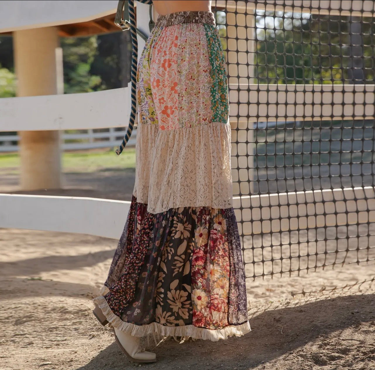 Tropical Boho Lace Pants