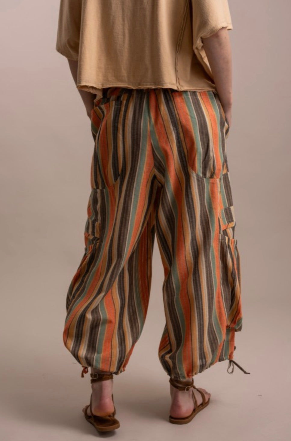 Sun-Kissed Boho Striped Pants