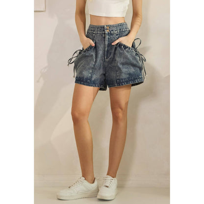 Salty Rebel Pocket Denim Shorts