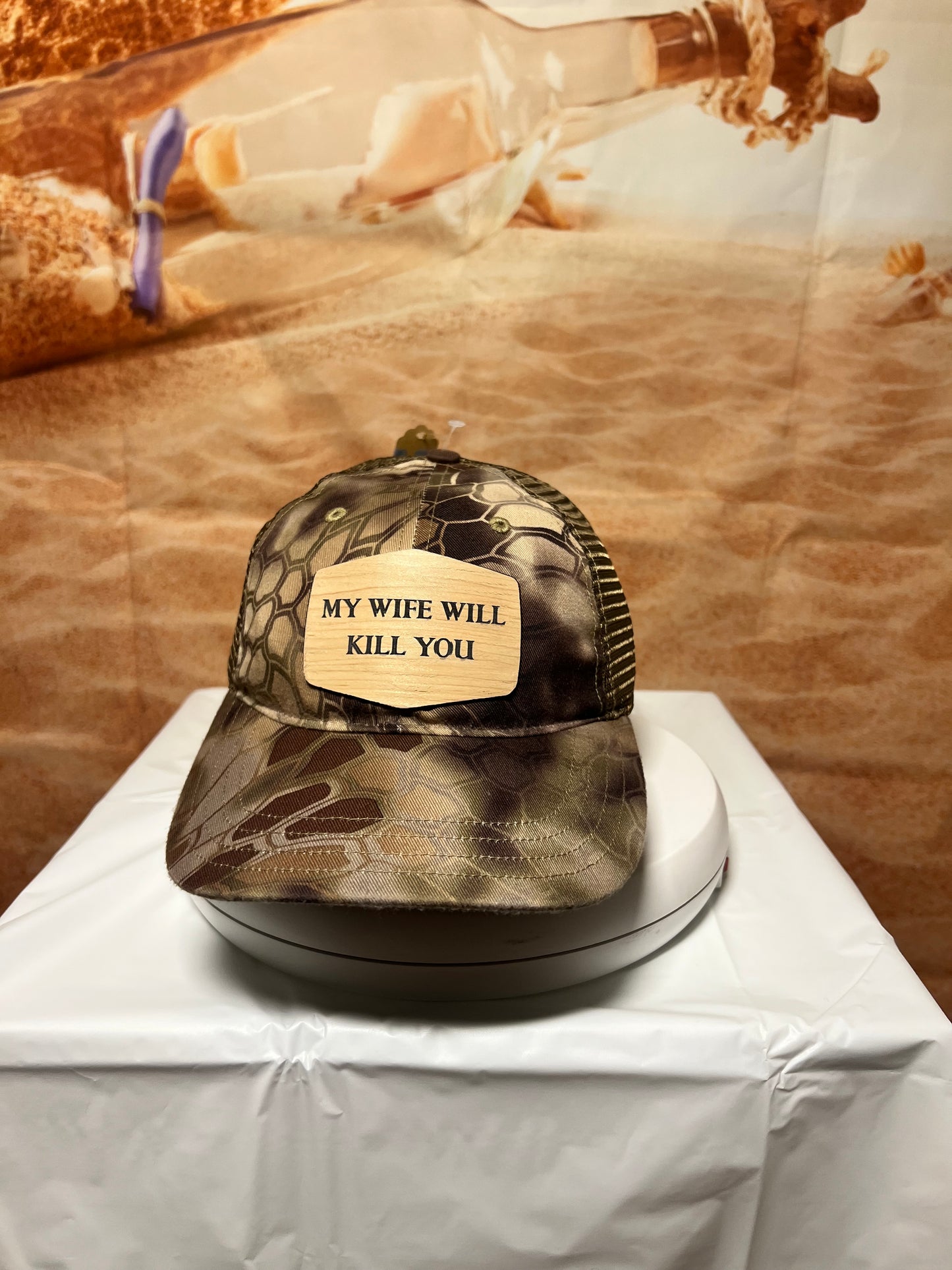 My Wife Acrylic Patch Hat