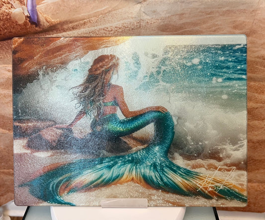 Mermaid Glass Counter Saver