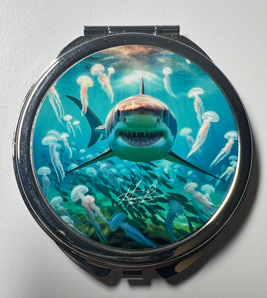 White Shark Compact Mirror