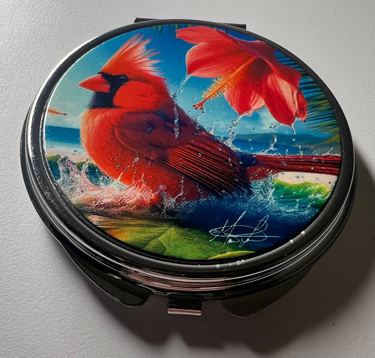 Cardinal Compact Mirror