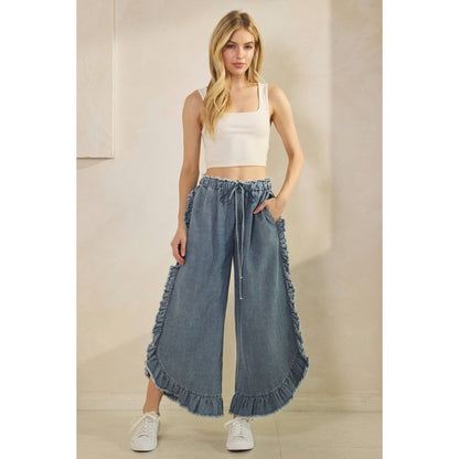 Sandy Shore Ruffle Pants