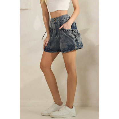 Salty Rebel Pocket Denim Shorts