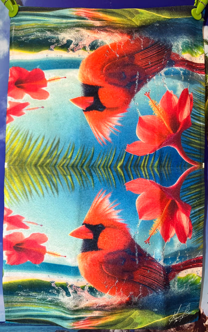 Cardinal Decorative Hand Towel