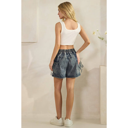 Salty Rebel Pocket Denim Shorts