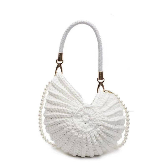 Sea Shell Knitted Purse