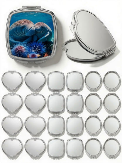 Mother Manatee Compact Mirror