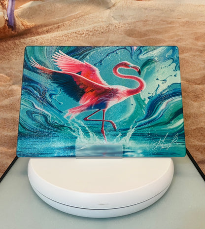 Flamingo Glass Counter Saver