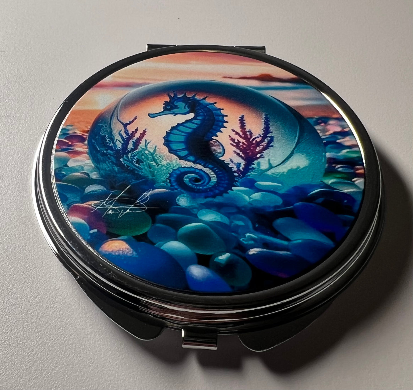Seahorse Compact Mirror