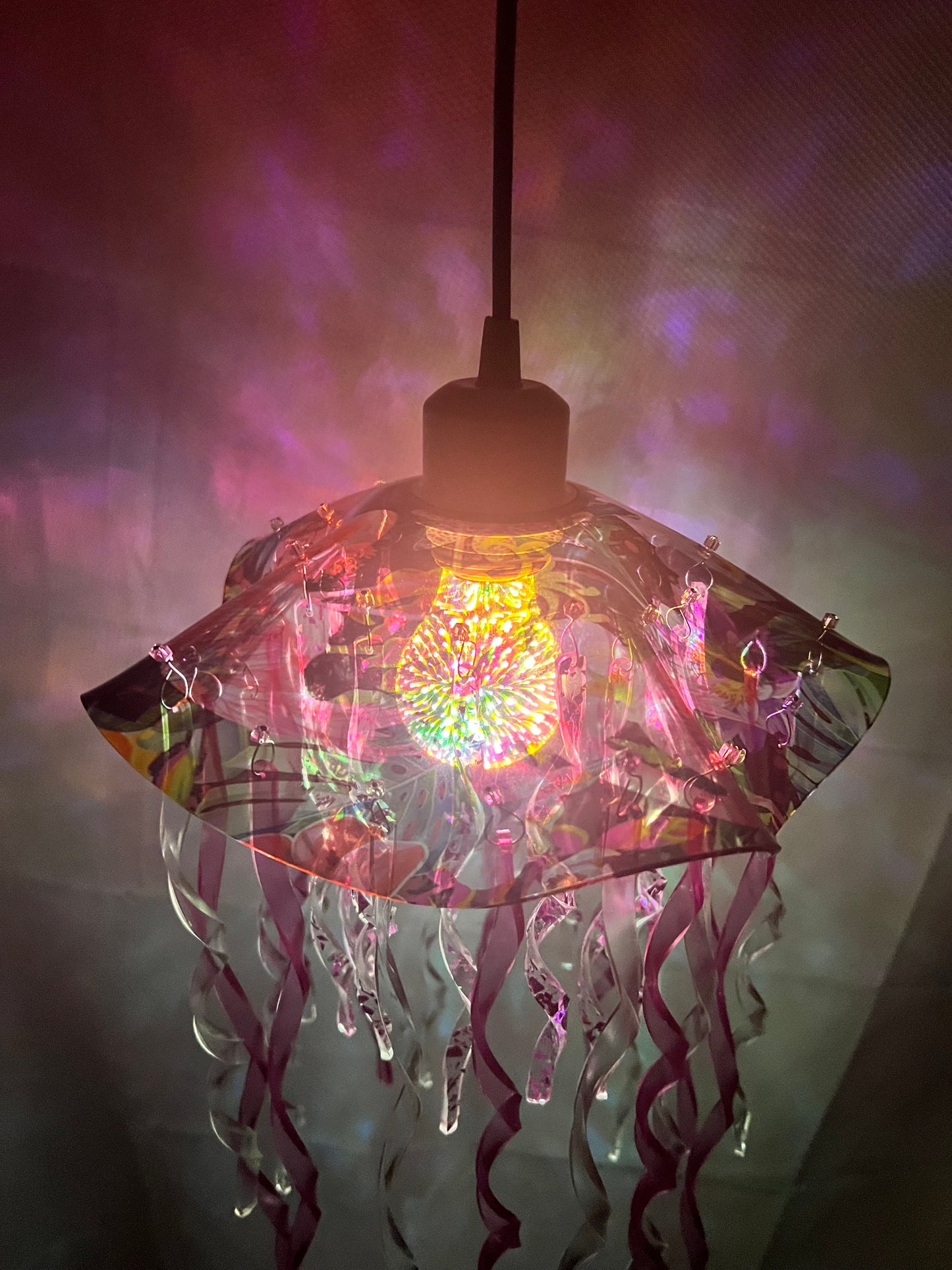 Flamingo Jellyfish Lamp