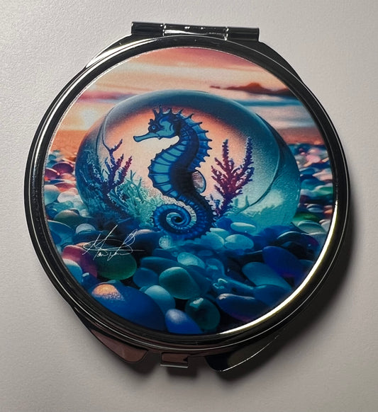 Seahorse Compact Mirror