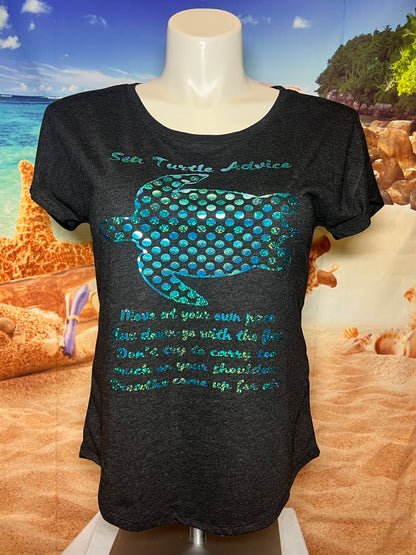 Holographic Sea Turtle T-Shirt