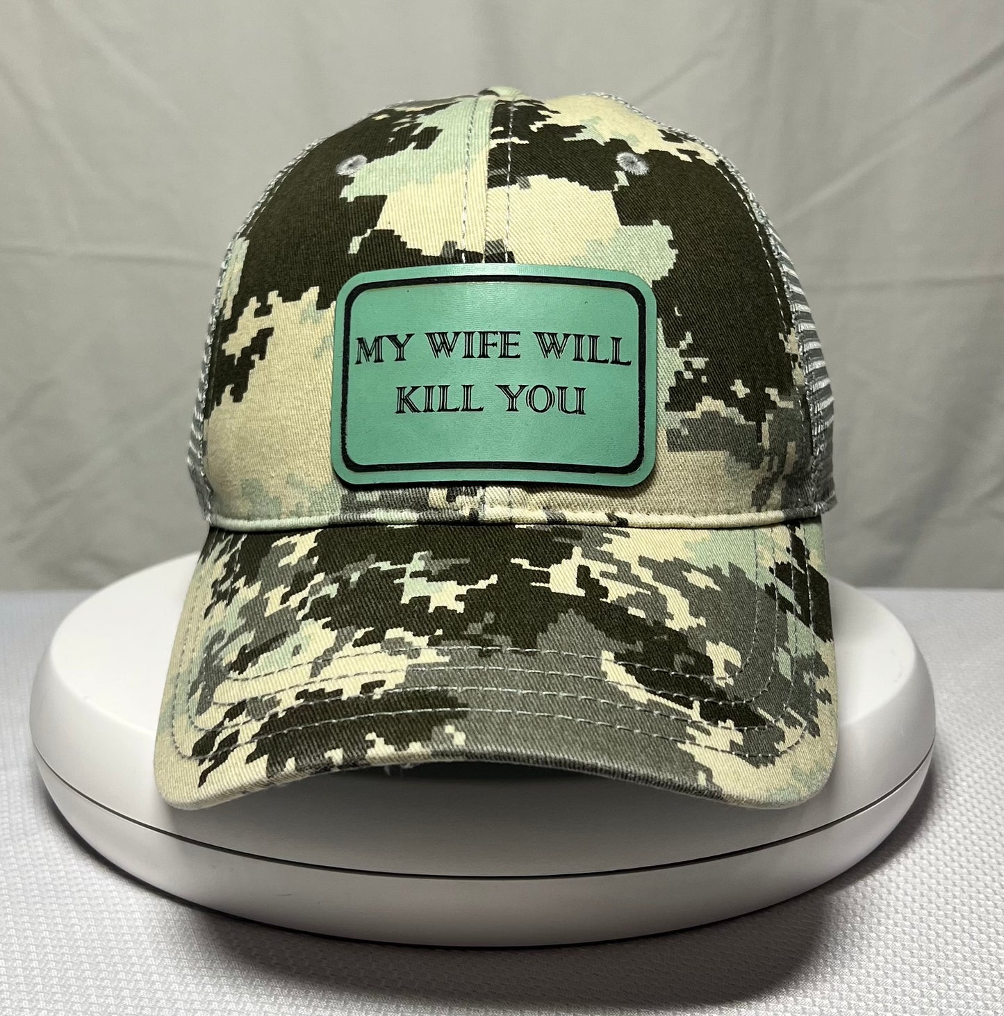 My Wife Leather Patch Hat