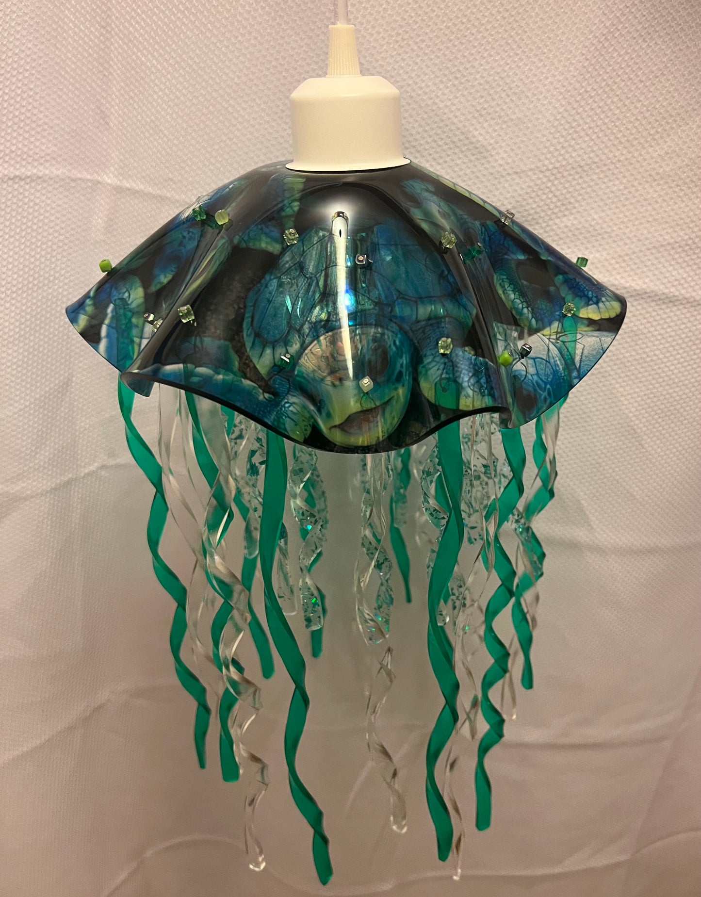 Sea Turtle Jellyfish Lamp