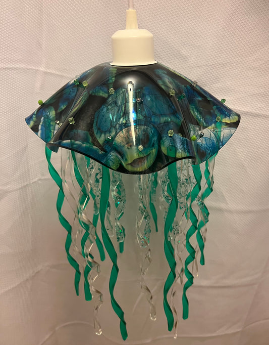Sea Turtle Jellyfish Lamp