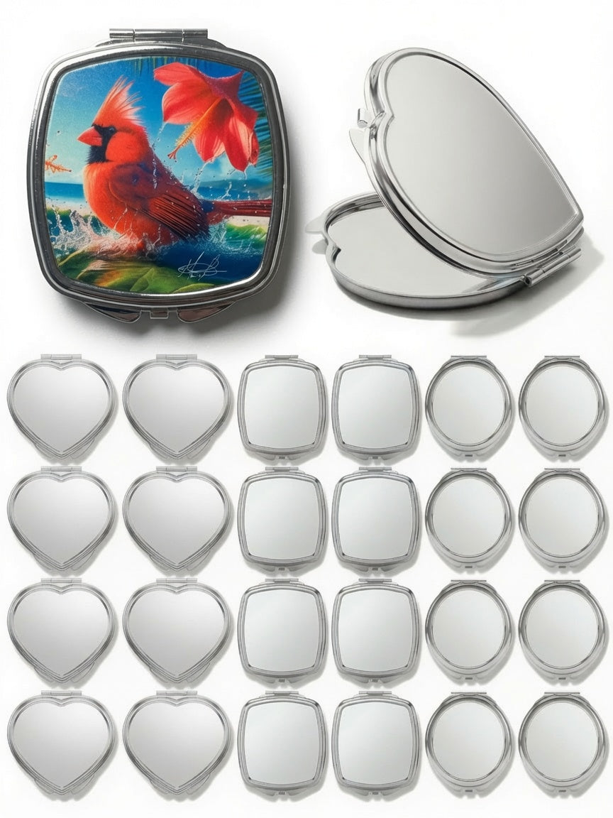 Cardinal Compact Mirror