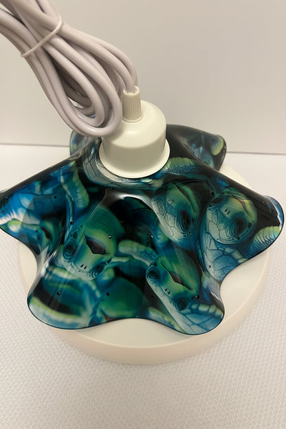 Sea Turtle Jellyfish Lamp