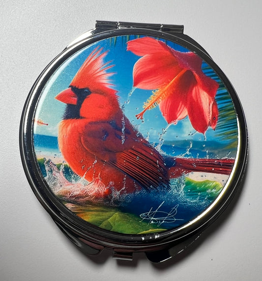 Cardinal Compact Mirror
