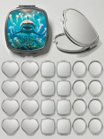 White Shark Compact Mirror
