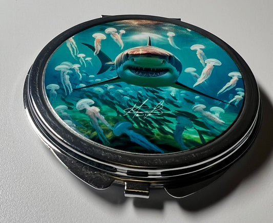 White Shark Compact Mirror