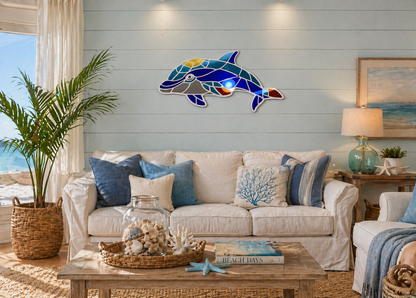 26”x13” Dolphin Mirrored Acrylic