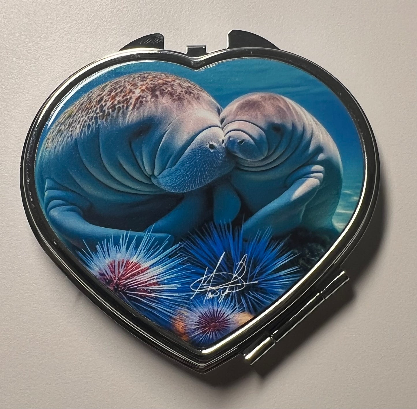 Mother Manatee Compact Mirror