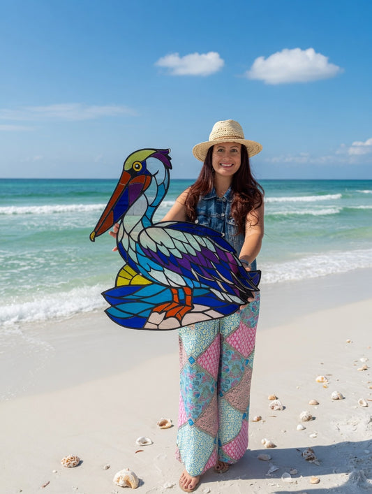 24”x22” Pelican Mirrored Acylic