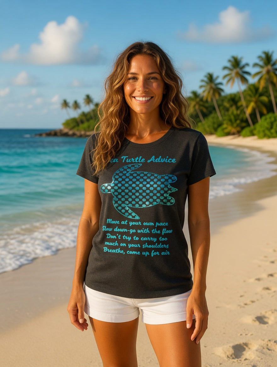 Holographic Sea Turtle T-Shirt