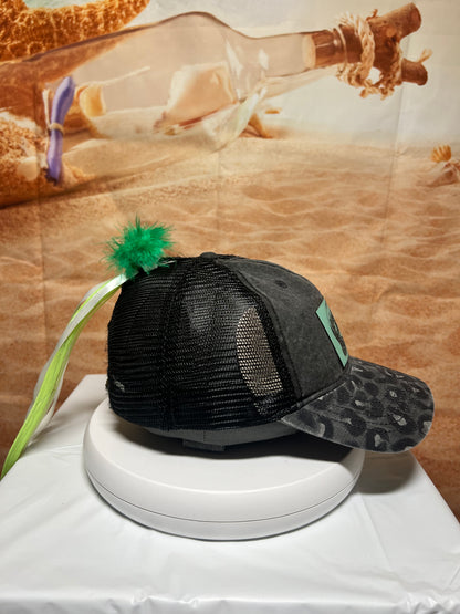 Salty Sweet Manatee Leather Patch Hat