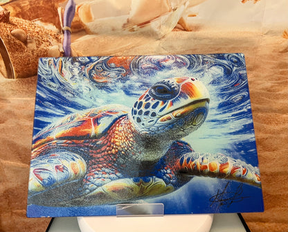 Sea Turtle Glass Counter Saver