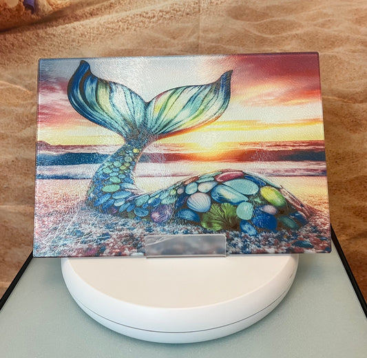 Mermaid Tail Glass Counter Saver