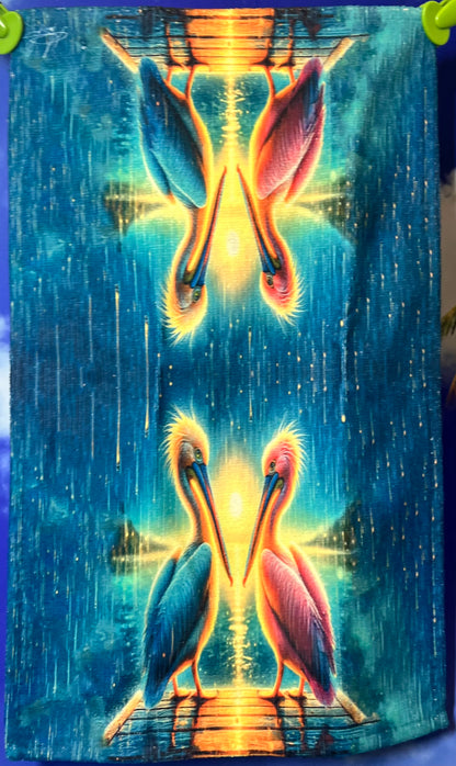 Pelican Decorative Hand Towel