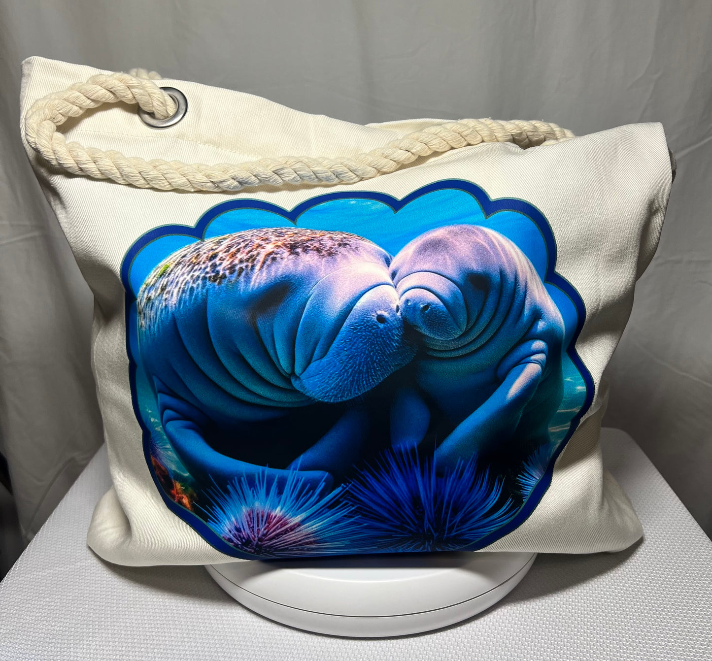 Mother Manatee Hand Bag