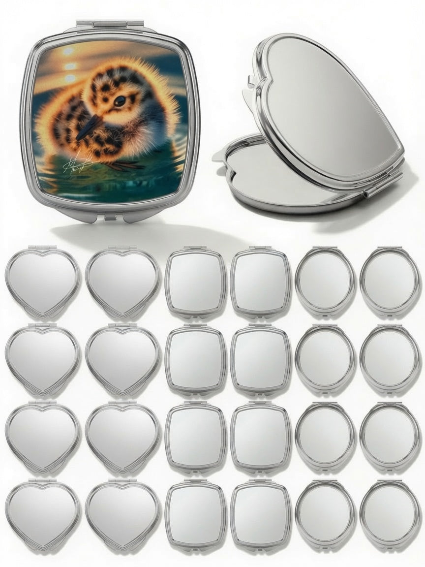 Baby Sandpiper Compact Mirror