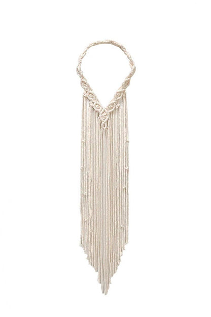 Braided Fringe Statement Necklace: C / One Size