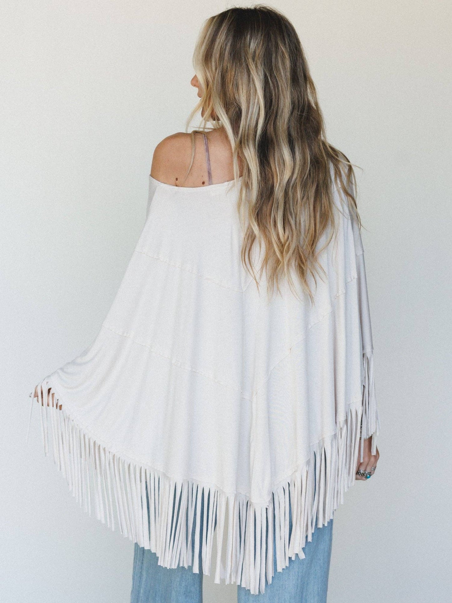 Beachtime Showstopper Fringe Poncho