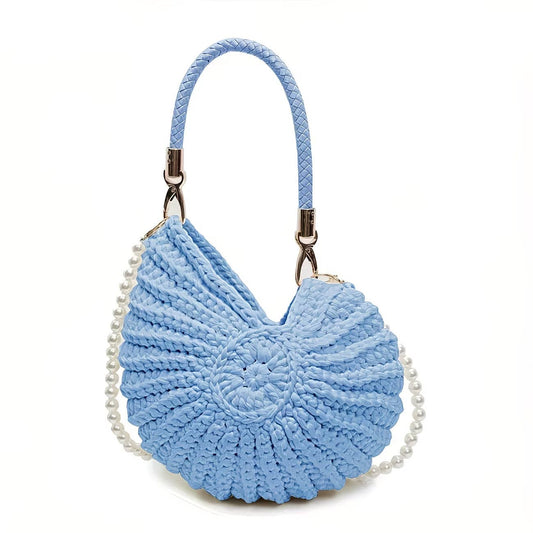 Sea Shell Knitted Purse