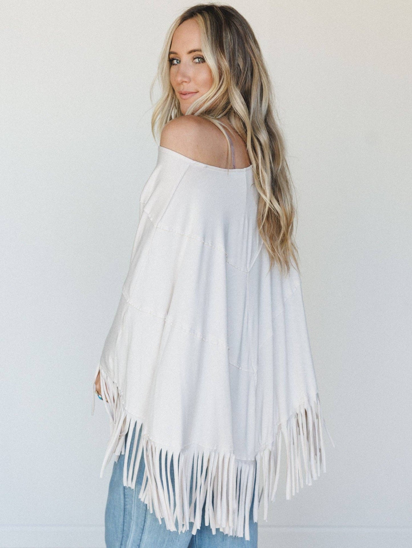 Beachtime Showstopper Fringe Poncho