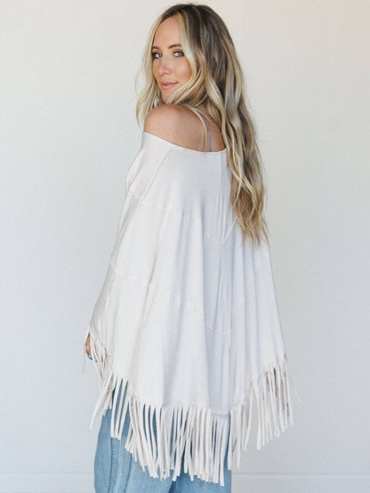 Beachtime Showstopper Fringe Poncho