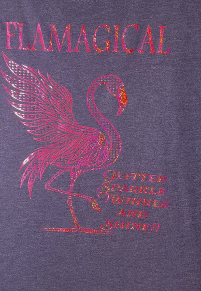 Holographic Flamingo T-Shirt