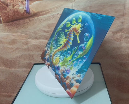 Seahorse Glass Counter Saver