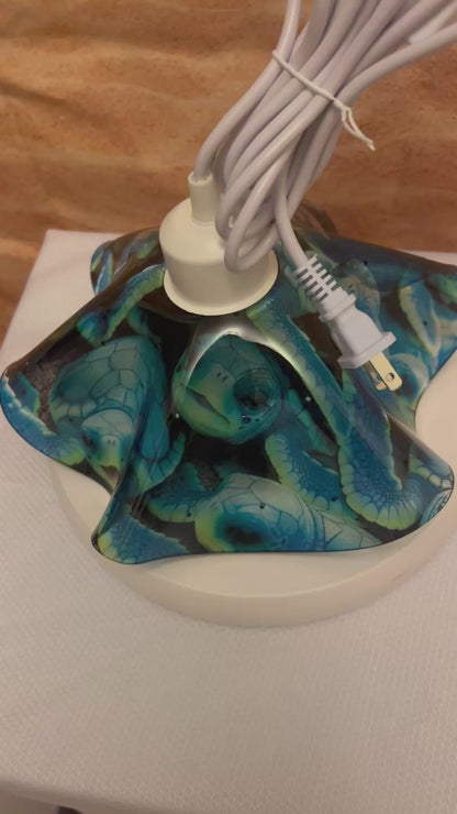 Sea Turtle Jellyfish Lamp