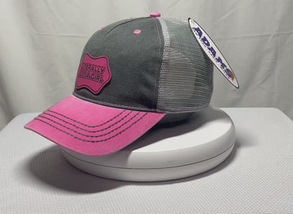 Just a Girl Leather Patch Hat