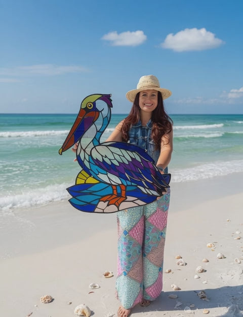 24”x22” Pelican Mirrored Acylic