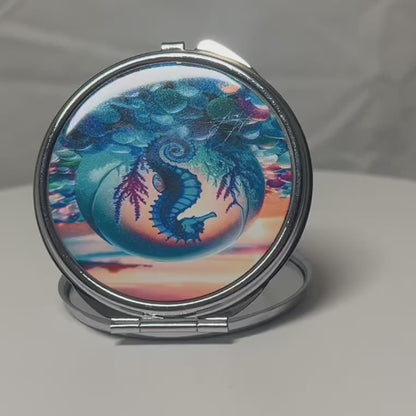 Seahorse Compact Mirror